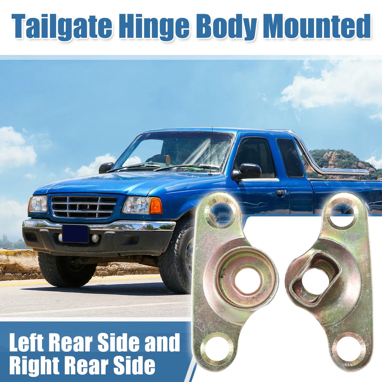 Tailgate Hinge Roller Pivot for Ford F-150 (1997-2003) - 2 x Left & Right