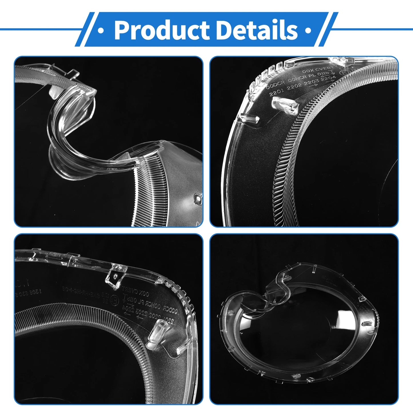 1 x Front Right Headlight Lens Cover for Mini Cooper R56 (2009-2013) Clear