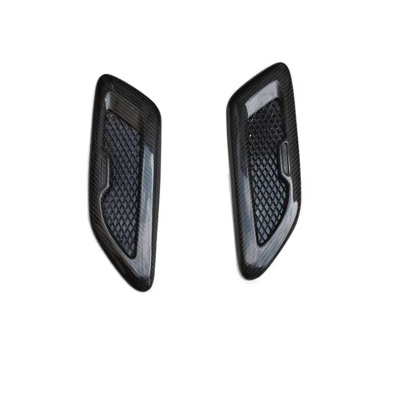 Carbon Fiber Hood Air Outlet Vent Cover Trim For Evoque Discovery Sport /evoque