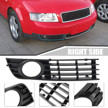 Front Lower Bumper Fog Light Grill Cover for 2002-2005 Audi A4 B6 (2002-2005)
