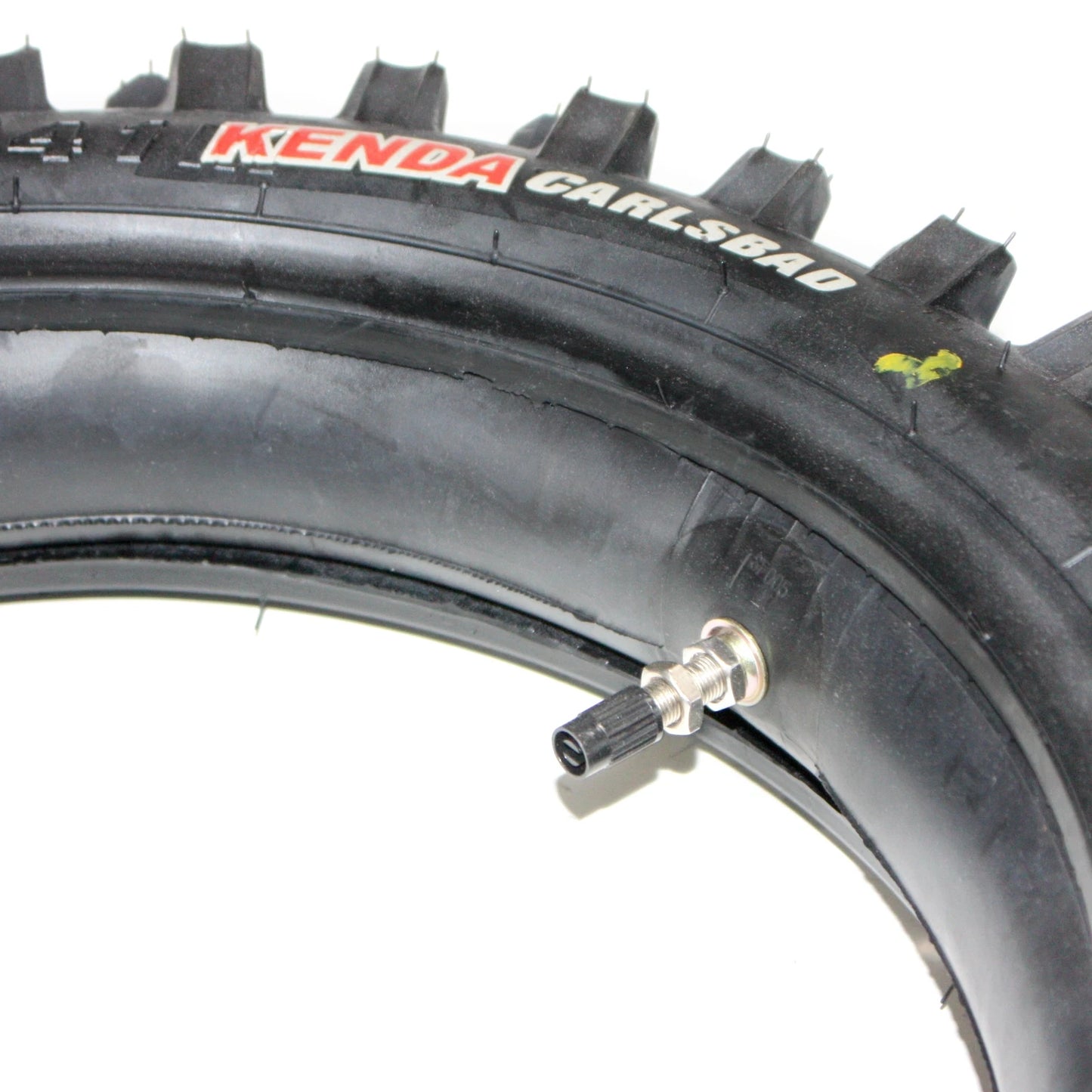 80/100-12 Rear Knobby Tire + Tube for Kenda Carsbad PIT PRO Dirt Bike