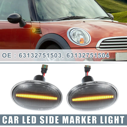 LED Side Marker Amber Light 63132751503 for MINI Cooper Clubman (2008-2015)
