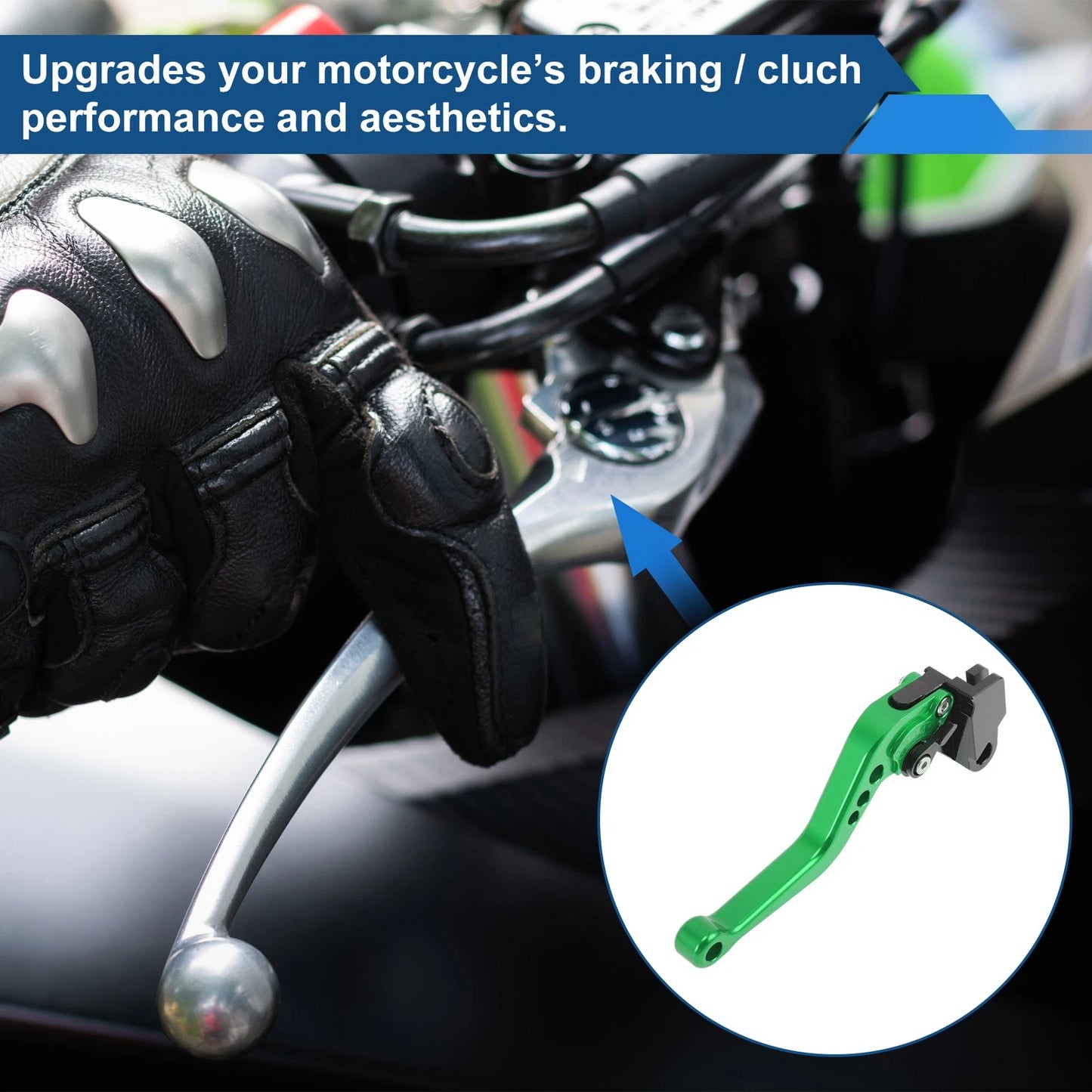 Adjustable Short Brake Clutch Levers for Kawasaki Z650 (2017–2023)