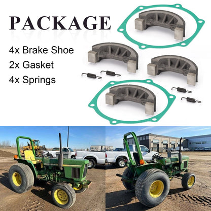Brake Shoes 4 x for John Deere 750 770 790 3005 tractors