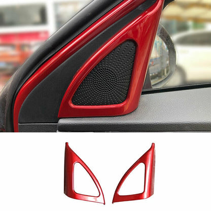 9 x Red ABS Interior Cover Trim Decor for Kia Forte/K3 (2019–2022)
