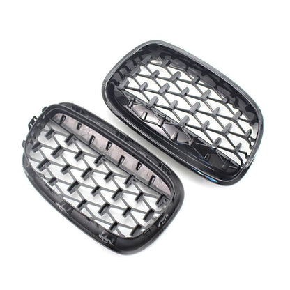 Gloss Black Front Kidney Grille for BMW 1 Series (2011-2014)