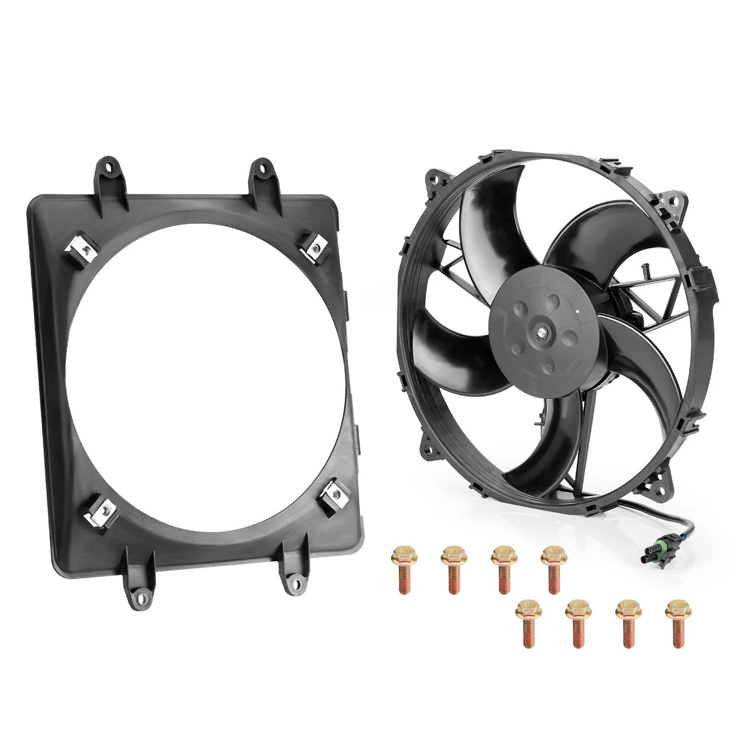 Radiator Cooling Fan Assy w/ Shroud for Polaris Sportsman 800/700 EFI 2004-2014