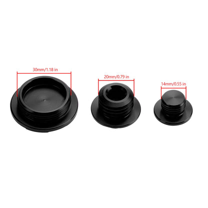 Crankcase Cover Oil Filler Plug - Black for Honda CRF 250/450 R/X (2002-2017)