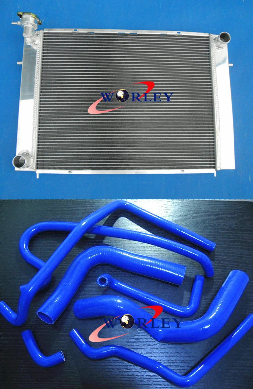 Aluminum Radiator + Red Hose for Holden Commodore VN VP VR VS V8 5.0L (1988-1997)