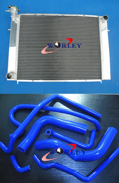 Aluminum Radiator + Red Hose for Holden Commodore VN VP VR VS V8 5.0L (1988-1997)