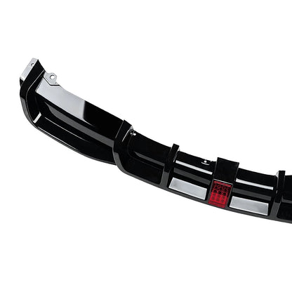 Rear Bumper Diffuser Lip w/ Lights for BMW F30 M Sport (2013-2019)
