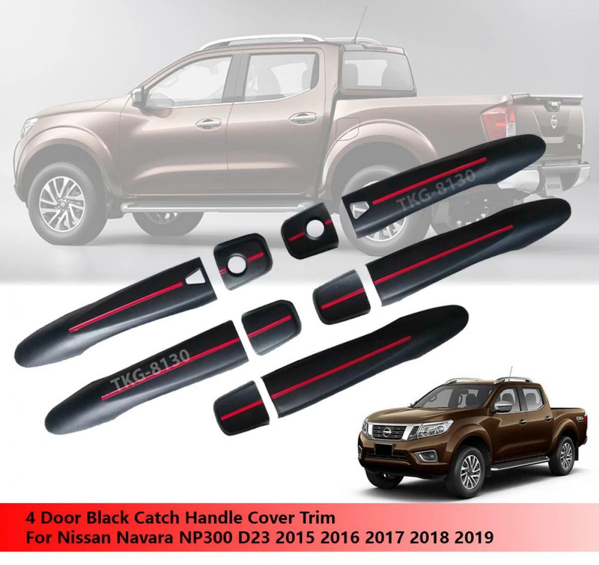 Door Catch Handle Cover for Nissan Navara NP300 (2015-2019)