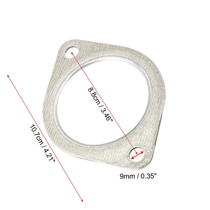 Exhaust Pipe Flange Gasket Seal for BMW E60 E71 E82 E88 E90 (2007-2013) - 2 x