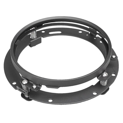 7" Round LED Headlight Mounting Bracket Ring for Harley Softail (1991-2013)