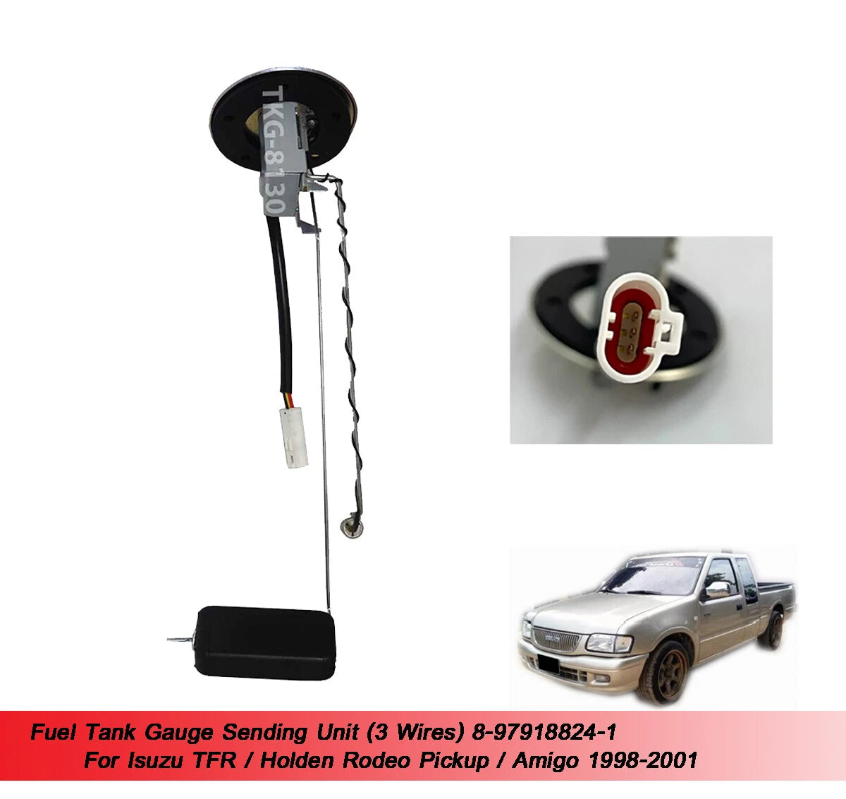 Fuel Tank Gauge Sending Unit for Isuzu TFR, Holden Rodeo (1998-2001)