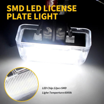 Lamp / 6000K White LED / License Plate Light for Ford Transit Connect MK6 MK7