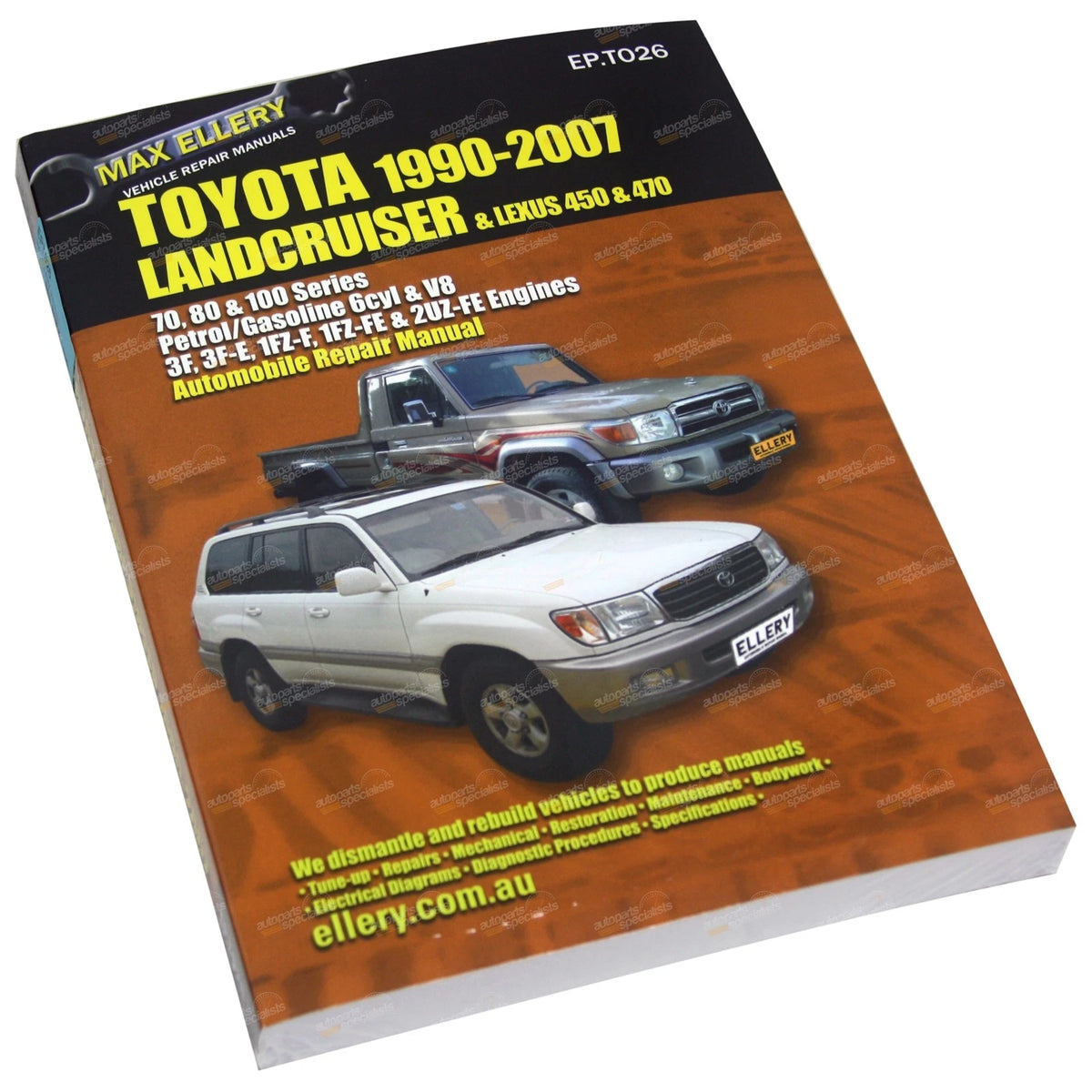 Workshop Repair Manual /  / Workshop Repair Manual for Toyota Landcruiser (1990–2007)