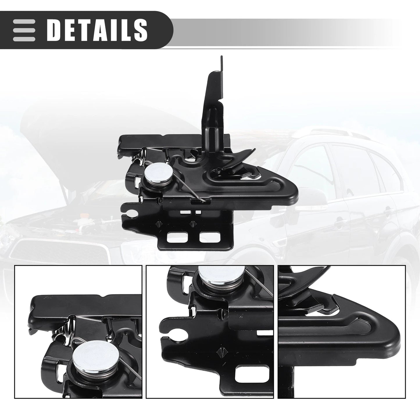 Car Hood Latch Assembly Replacement for GMC Sierra 1500 (1999 - 2006)