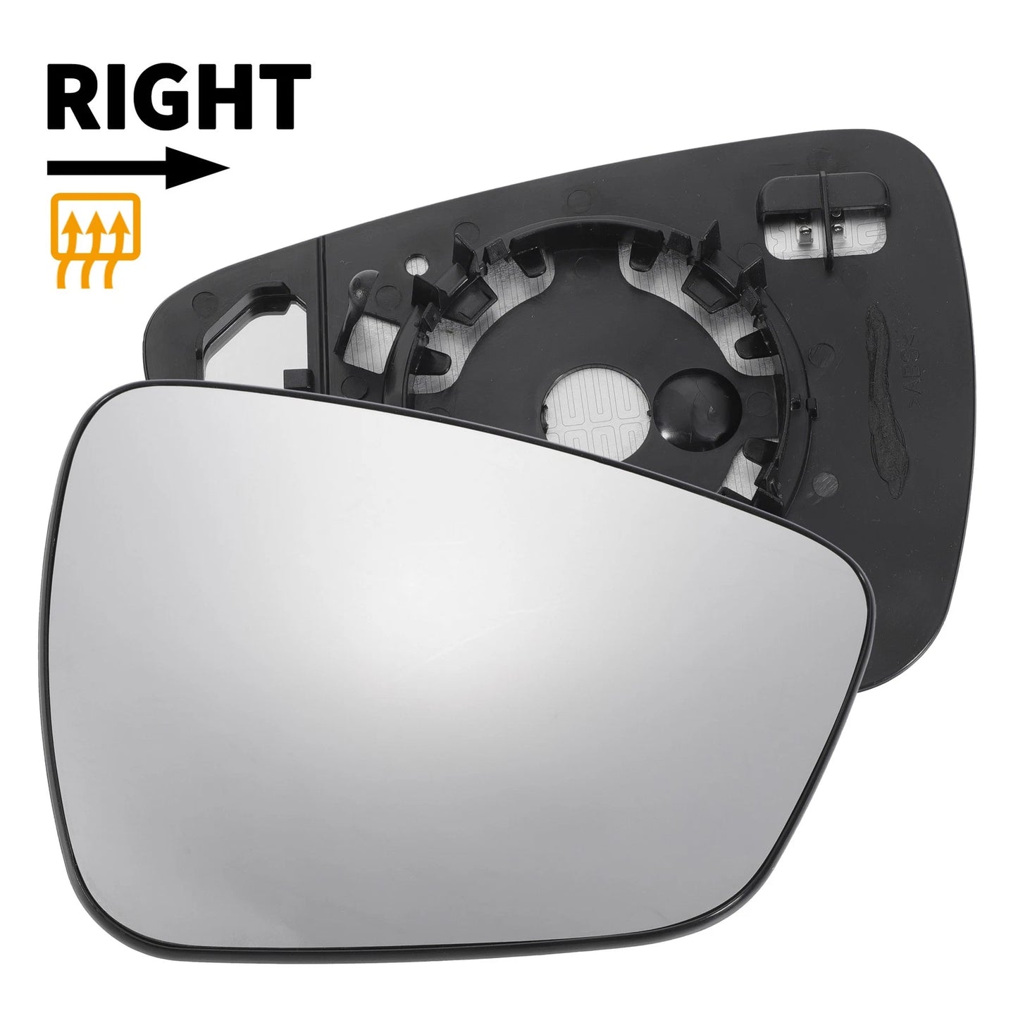 Right Side White Heated Mirror Glass for Ford Kuga (2019-2023)