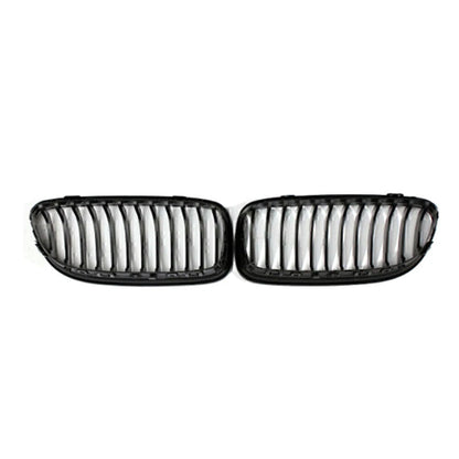 Gloss Black Dual Line Front Kidney Grille for BMW E90 E91 (2008-2011)