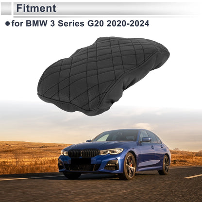 Car Center Console Cover for BMW 3 Series G20 2020-2024 Black 1 x Pc