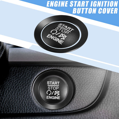 Ignition Button Cover Decal for Jeep Compass Renegade (2017-2023)