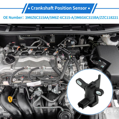 Crankshaft Position Sensor for Ford Escape S 2.5 (2013-2019) 1 Pc