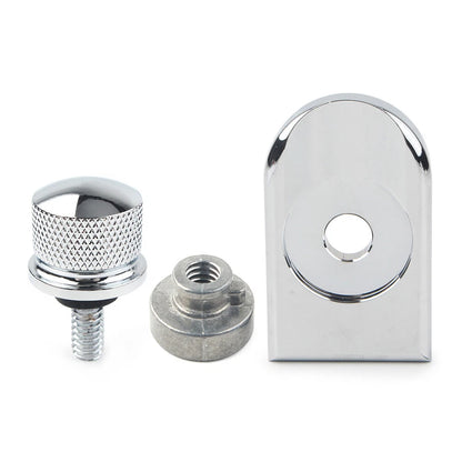 Rear Fender Seat Bolt Nut Cover Chrome for Harley XL Dyna Softail (1996-2023)