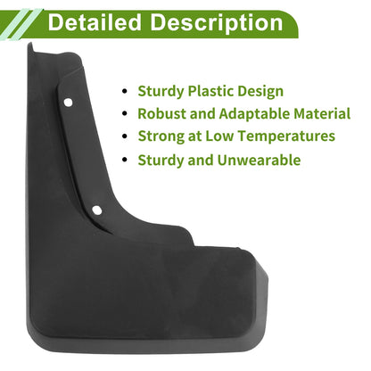 Mud Flaps Splash Guards Set for Jeep Grand Commander (2018-2022)