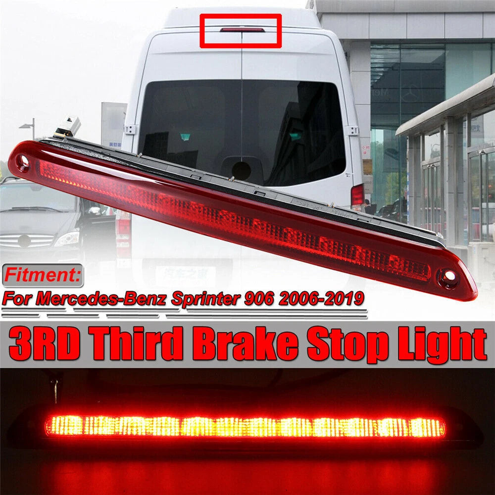 LED 3rd High Mount Stop Brake Light for 2006-2019 Mercedes-Benz Sprinter 906