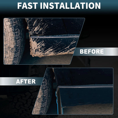 Mud Flaps for Toyota Tacoma (2024-2025) - Splash Guards, No-Drill Installation