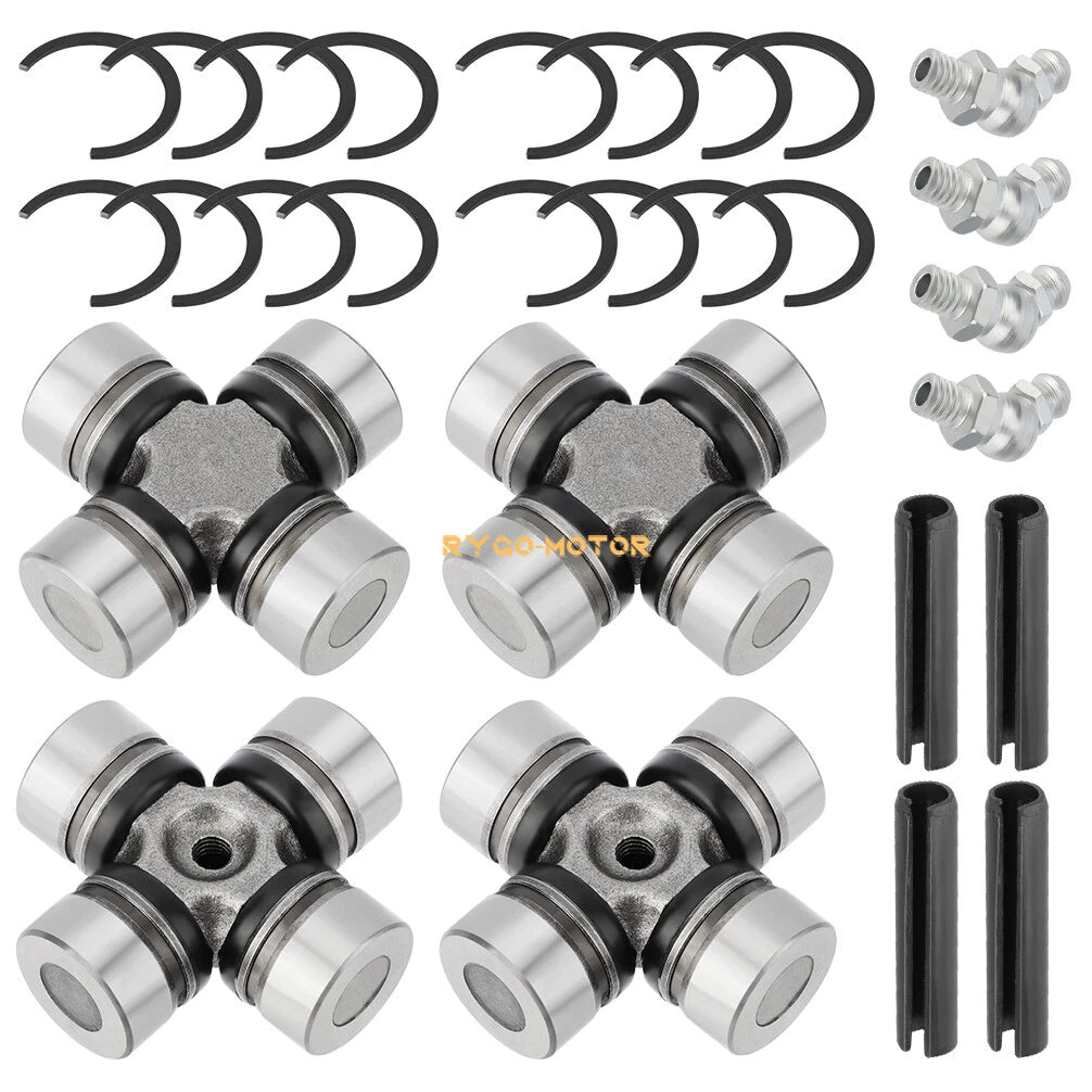 4x Front & Rear Prop Shaft U-Joint for Polaris Sportsman 550 600 700 800 850