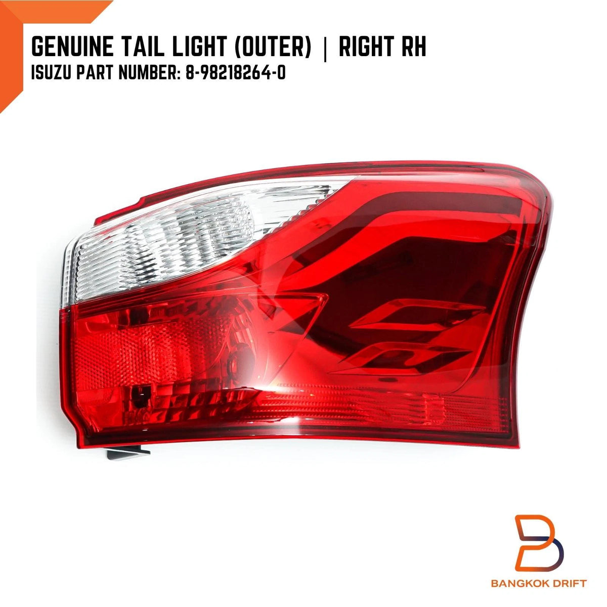RH Tail Light Rear Lamp Unit for Isuzu MU-X MUX SUV (2013-2017)