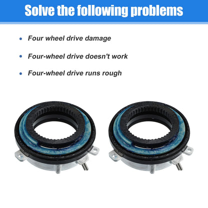 4x4 Locking Hub Actuator Set for Ford F150, Lincoln (2004-2016)
