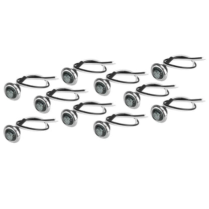 10 x Red Mini Side Marker Light Bullet Lamp LED for Car Truck Trailer