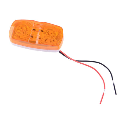 10x Amber/Red LED Side Marker Lights for Trailer Truck RV