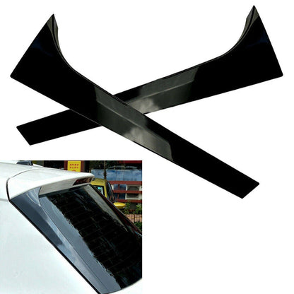 2 x Rear Window Spoiler Side Wing Trim Covers for Skoda Kodiaq (2016-2020)