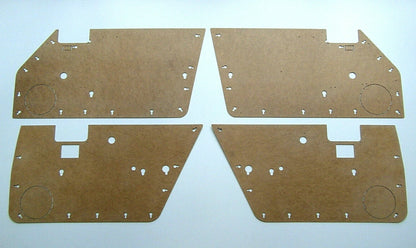 Door Panel Cardboard for Jaguar XJ6 Series 2nd Long Wheelbase (1973-1979)