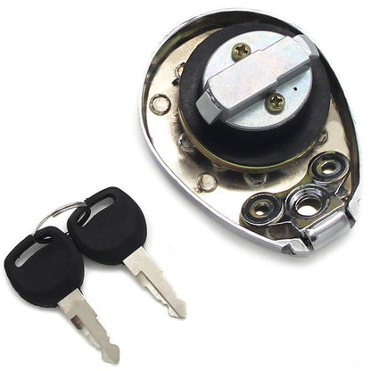 Fuel Gas Tank Cap Cover Keys for Kawasaki EN400, EL250, ZL400 (1991-2006)