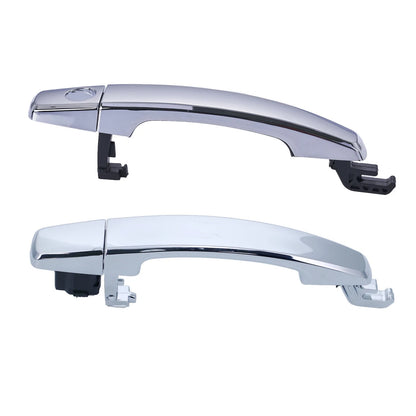 Chrome Door Handles + Tailgate W/o Keyhole 5pcs for Holden Colorado (2012–2016)