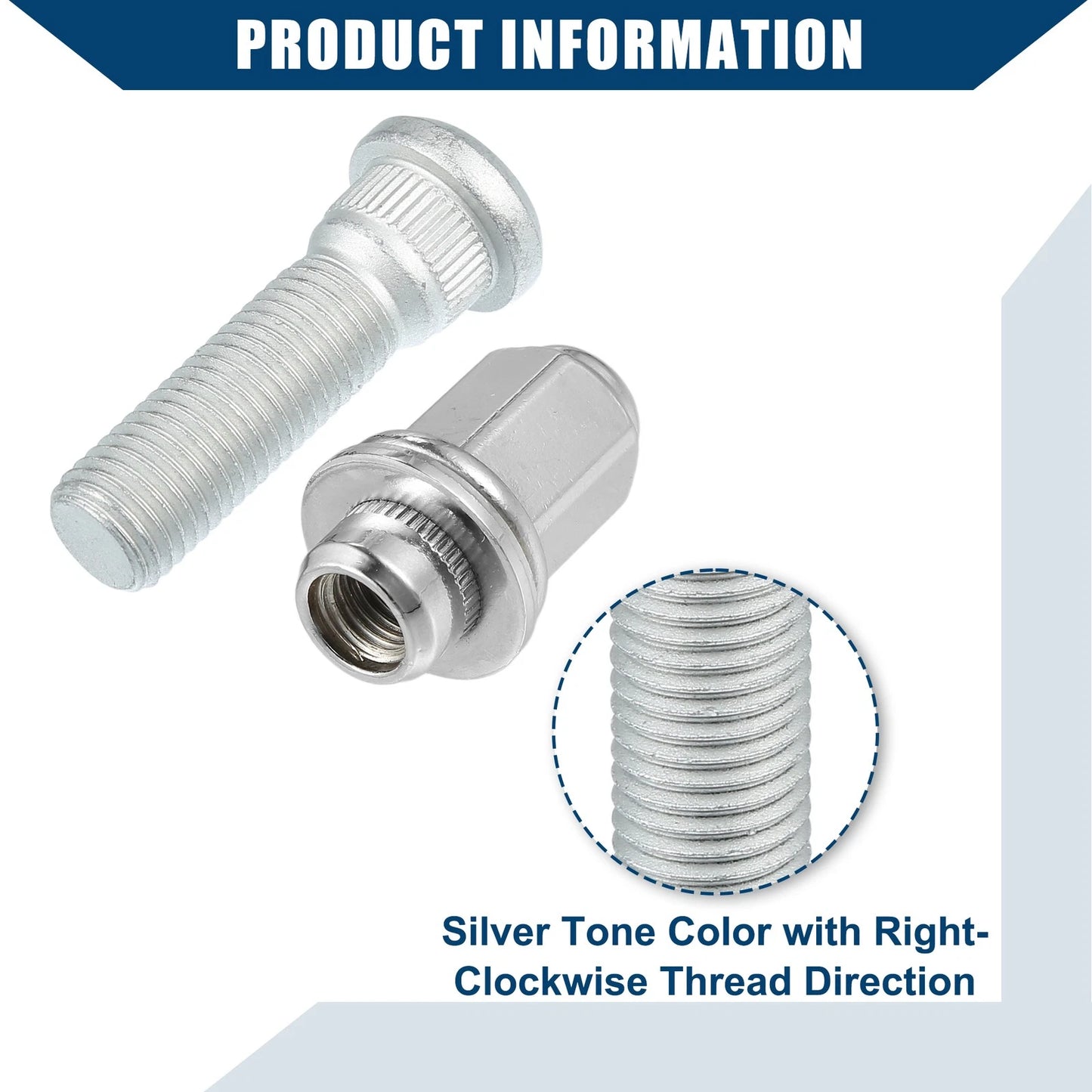 M12-1.5 Wheel Lug Stud Bolts 2 x for Toyota Lexus Scion