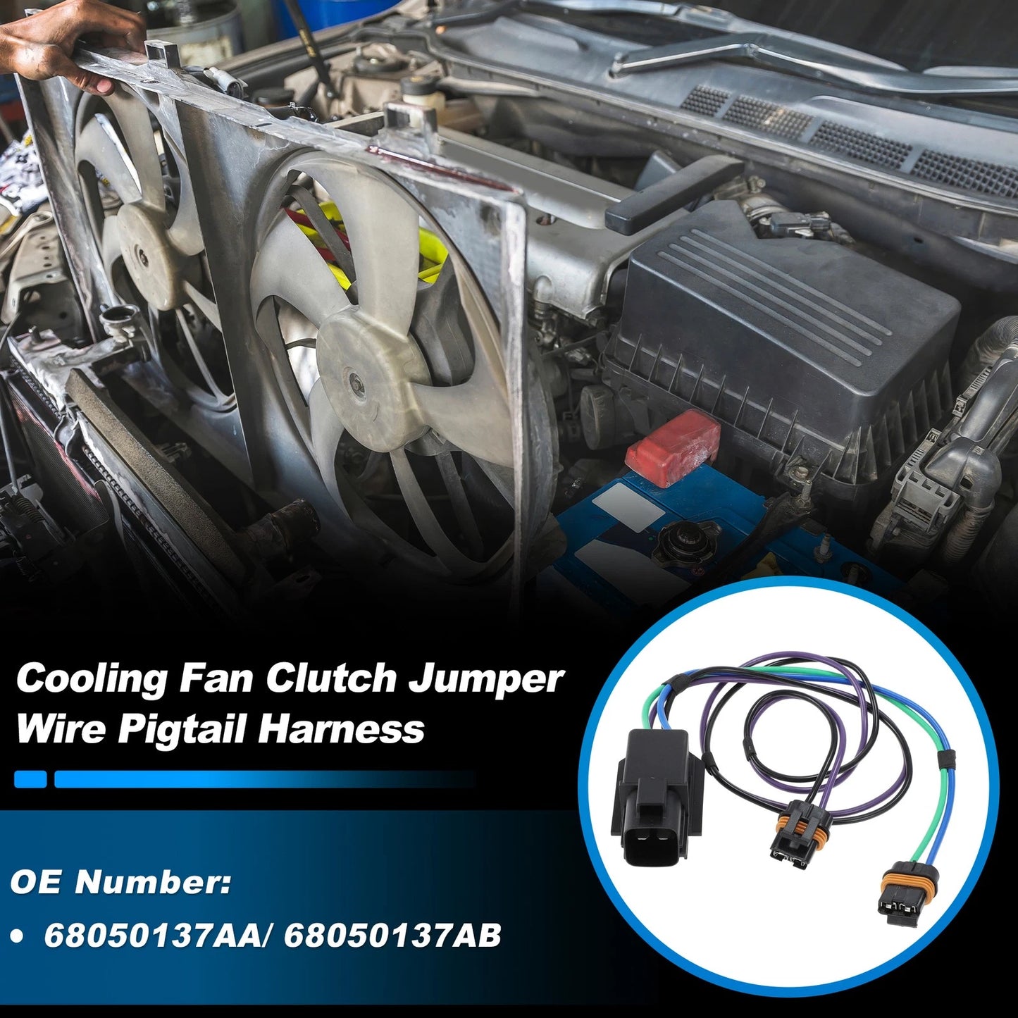 Engine Cooling Fan Wiring Harness for Chrysler 300