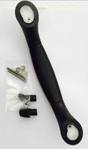 Grab Handle Rail for Caravan/Boat, Black 250MM PVC, New, Includes Mount Screws