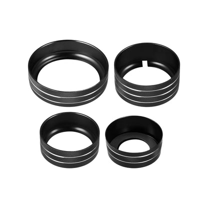8 x AC Radio Knob Covers for Chevy Silverado & GMC Sierra (2014-2018)