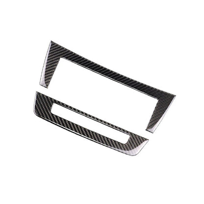 Carbon Fiber Car Stereo CD Control Panel Cover Trim For Benz C-Class 2011-2014