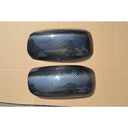 Carbon Fiber Add-on Side Mirror Cover Caps for Subaru Impreza WRX STI 2006-2007