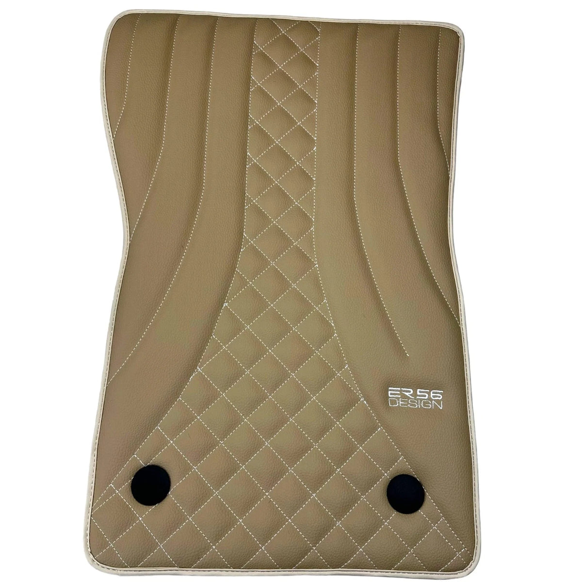 Beige Leather Floor Mats for Mercedes-Benz G Class W461 (1979-2008)