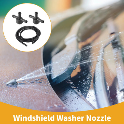 Windshield Washer Nozzle Kit for Volvo C30 (2008-2013) 1 Pcs Fluid Hose