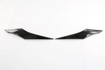 Grilles Logo Cover Trim for 2021-2023 Toyota Sienna ABS Black 2 x Pieces