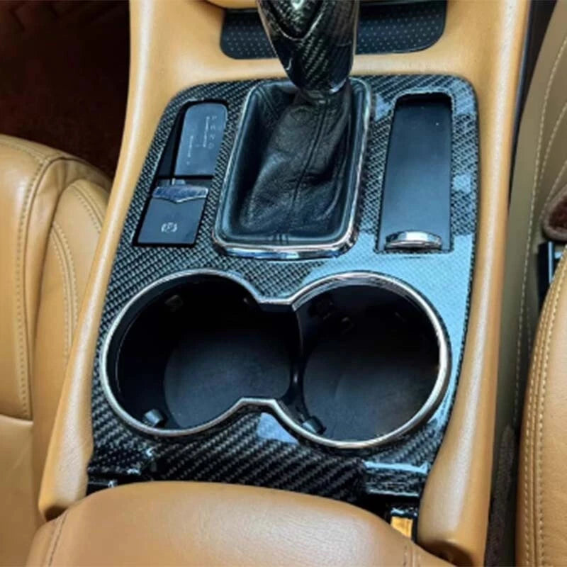 Dry Carbon Fiber Gear Shift Panel Cover Trim for Maserati GranTurismo 2008-2019